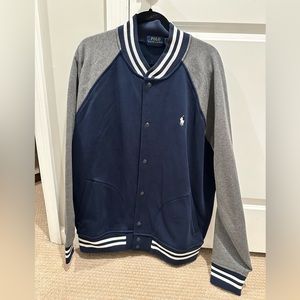 POLO Ralph Lauren XL Classic Navy/Gray Jacket - NWT